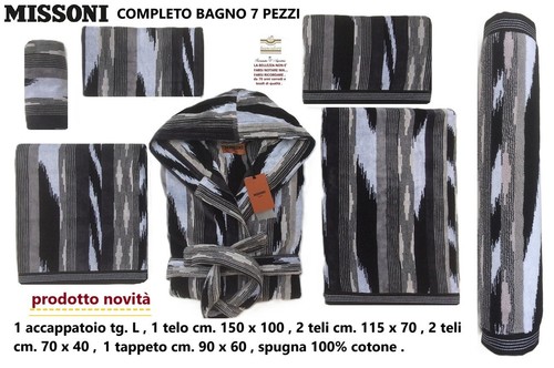 Missoni set spugne pezzi - set,