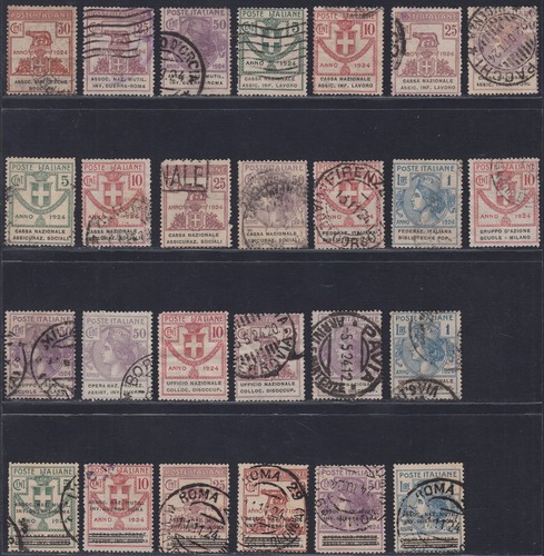 1924 soggetti vari lotto di - lotto,