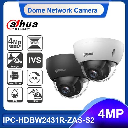 Dahua ipc hdbw2431r zas 4mp - dahua,