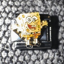 SpongeBob Italian Charm Enamel