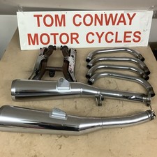 Suzuki GSX 1400 Silenziatore Impianto di Scarico Gsx1400 Scatola Collettore Scarico Down Pipes