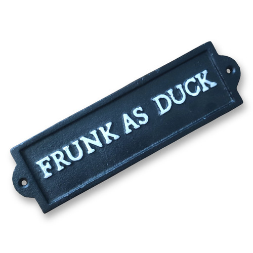 Divertente insegna ghisa frunk - divertente,