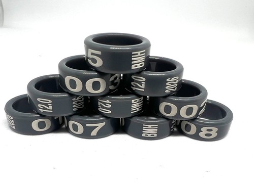 Anelli uccelli plastica - in,