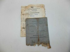 1960 DUCATI 175-TS Libretto Di