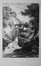 stampa antica: PONT PRES DE