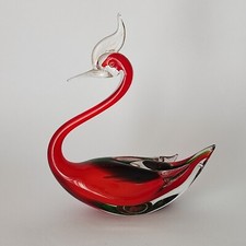 Cigno in vetro sommerso -