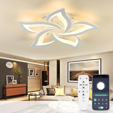 Plafoniera Led soffitto stile Moderno, Dimmerabile Lampadario Camera da letto co