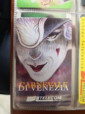 Scheda telefonica carnevale - scheda,