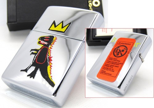 Accendino olio zippo - accendino, basquiat