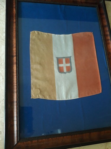 Antico quadro con bandiera - quadro,