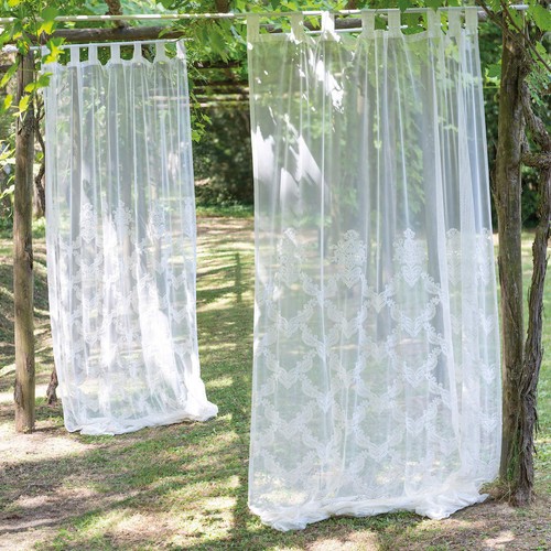 Tenda con passanti shabby - tenda,