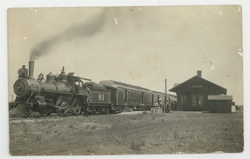 Cartolina glencoe oklahoma - glencoe,