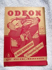 May 1950 German ODEON New Issues Supplement HEINZ SCHACHTNER Record CATALOG 78