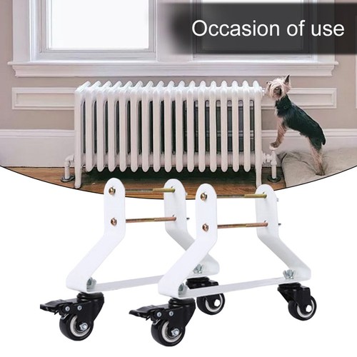 Space saving heater caster - heater,