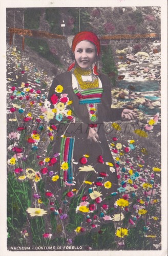 Valsesia costume di fobello - di,