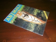 ALBUM DI FIGURINE ANIMALI EDIZIONI EUROFLASH 1988 CON 6 FIGURINE