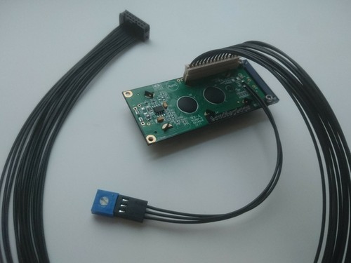 Display led lux pmva blue - display,