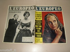 EUROPEO=1958/19=MARIA SCHELL COVER MAGAZINE=PIETRO FORDELLI=COCO CHANEL=