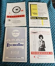 Anciens prospectus pour Medicament Euclidan Rocmaline Veyron-Froment Thiomucase