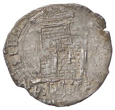 r69_188) ROMA Clemente VIII (1592-1605) Mezzo grosso Munt. 62 - RIBATTUTO