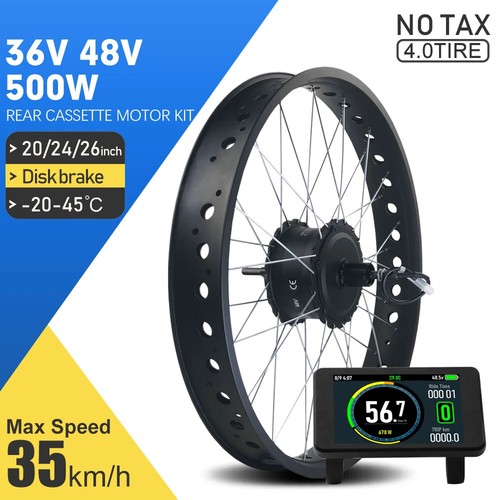 Kit bici elettrica 500w - elettrica, 36v