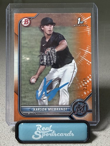 2022 bowman draft - bowman, karson