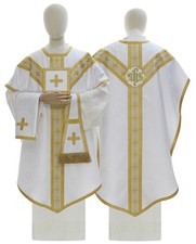 Casula Pugin Bianca con stola