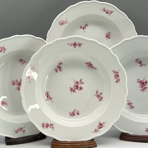 Meissen ciotole fiori rosa - ciotole,