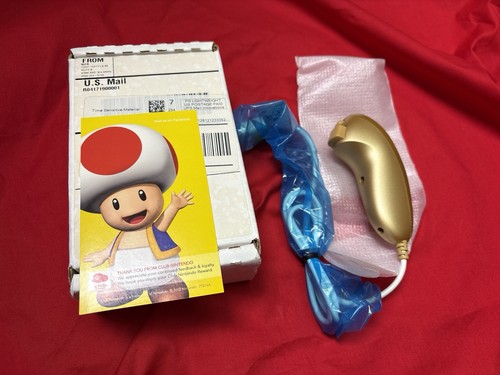 Gold wii nunchuck club - gold,