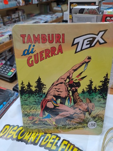 Tex targa metallo - targa,