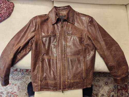 Giacca giubbino pelle leather - giubbino,