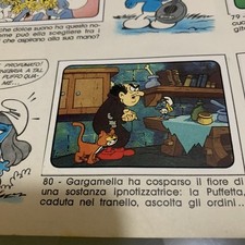 FIGURINA N.80 I PUFFI ALBUM PANINI 1983 ORIGINALE OTTIMA DA RECUPERO