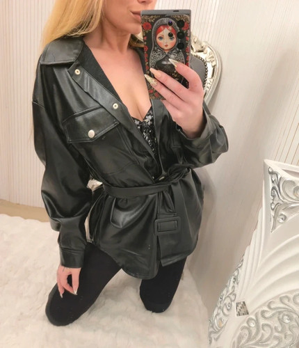 Giacca pelle ecopelle - ,