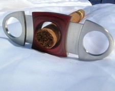 Taglia sigari in radica di lusso a doppia lama ghigliottina trancia mozza sigaro