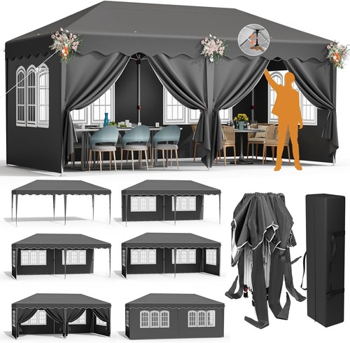 Gazebo 3x6m pieghevole - 3x6m,