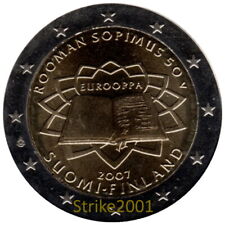 2 EURO COMMEMORATIVO FINLANDIA 2007 Trattato di Roma FDC