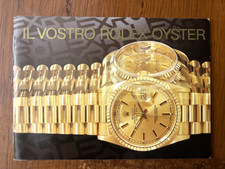 ROLEX - Libretto "Il Tuo Rolex Oyster" Italiano - 1998-99