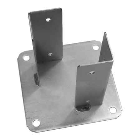 Supporto per travi 120x120 - supporto, mm