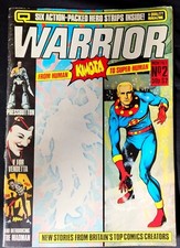 WARRIOR #2 (1982), V for Vendetta, Marvelman, Madman, Quality Comics (UK)