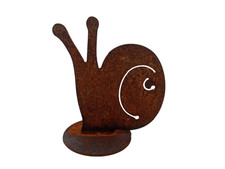 Lumaca in metallo Corten