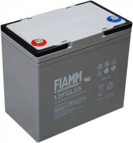 Batteria fiamm 12fgl55 12v 55a - 12v,