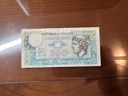 Banconota lire 500 mercurio - lire,