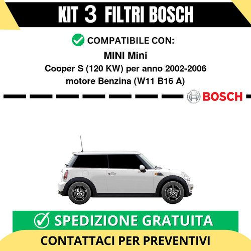Kit bosch filtri tagliando - filtri,