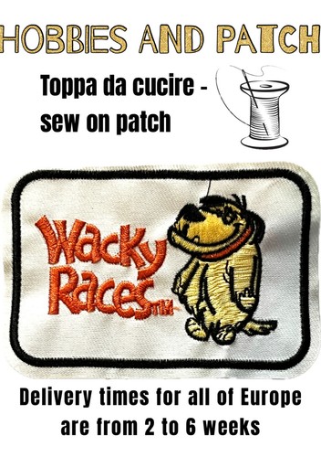 Patch wacky races - races, cucire