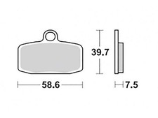 Pastiglie brembo ktm sx - pastiglie,