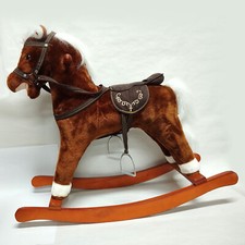 ROCKING HORSE - Plush and Wood