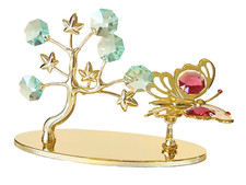 Farfalla con albero - con, gold