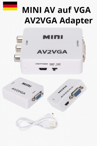 Adattatore a vga - adattatore, av-