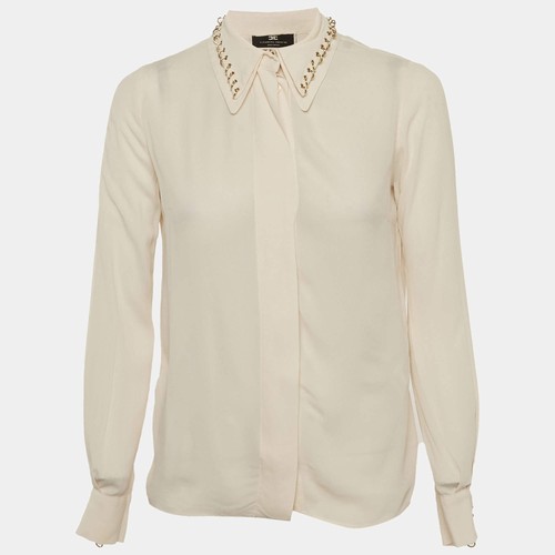 Elisabetta franchi beige crepe - elisabetta,
