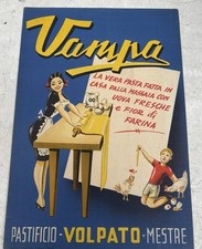 VAMPA PASTIFICIO VOLPATO MESTRE, Cartoncino Pubbl. Longo  & Zoppelli
